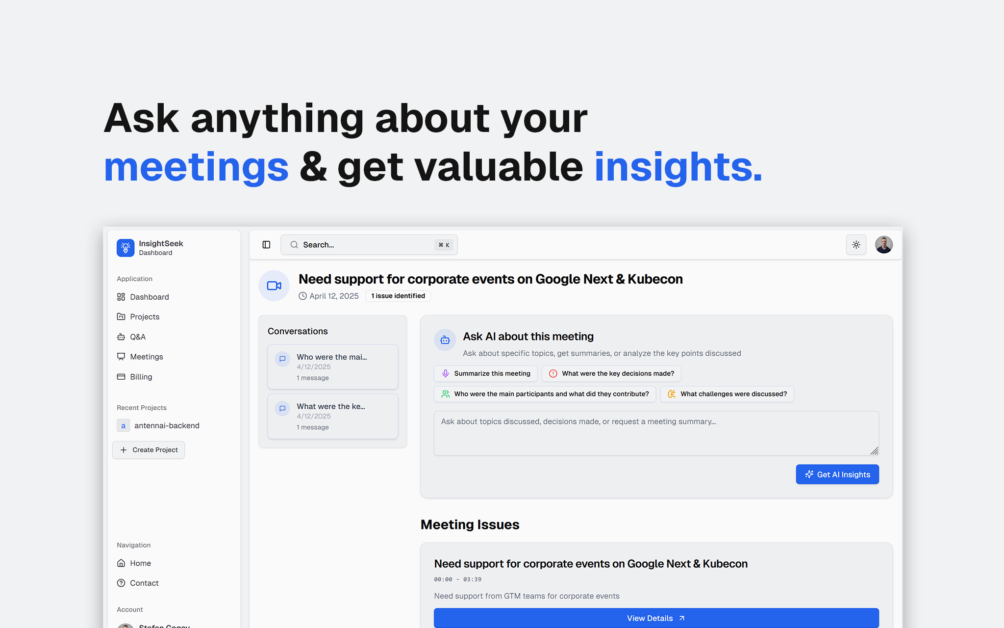 Tired of Digging Through Code and Meeting Notes? There's a Better Way.